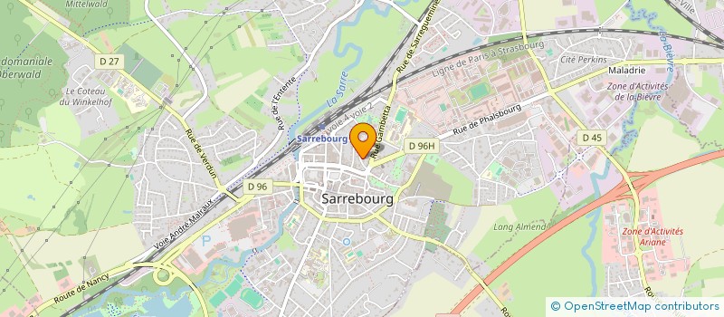 localisation de l'entreprise SCI GENERAL PATTON à SARREBOURG