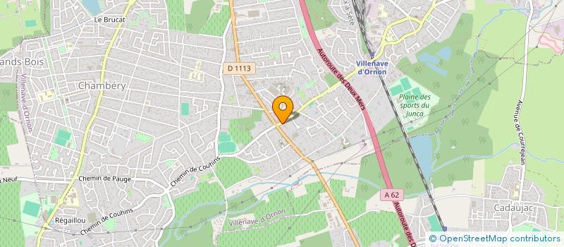 localisation de l'entreprise SCI GENERALE  VILLENAVE-D'ORNON