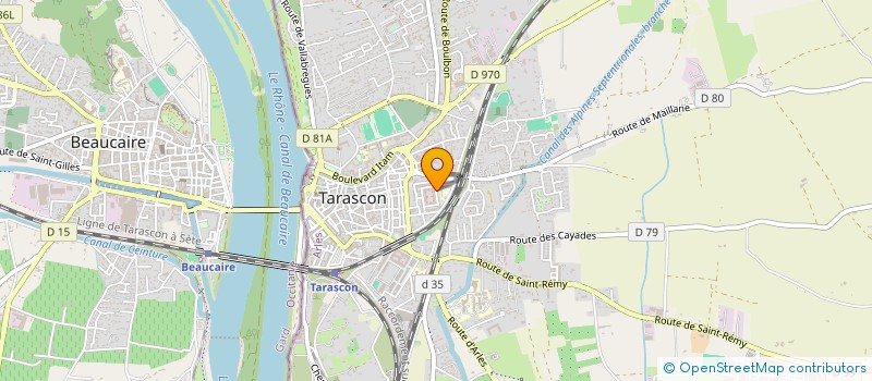 localisation de l'entreprise SCI GENERALE  TARASCON