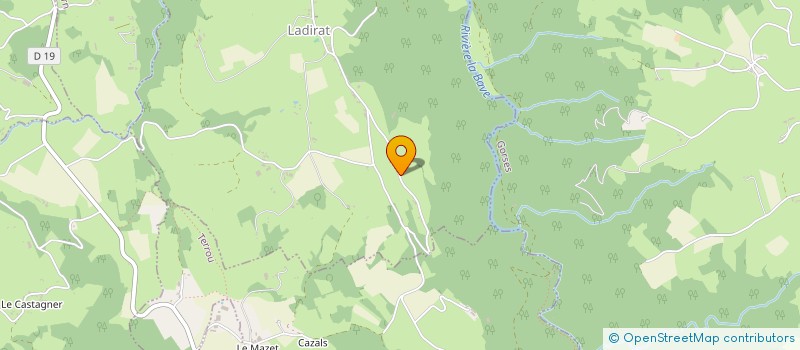 localisation de l'entreprise SCI GENERALE FRANCE SUD  SAINT-CERE