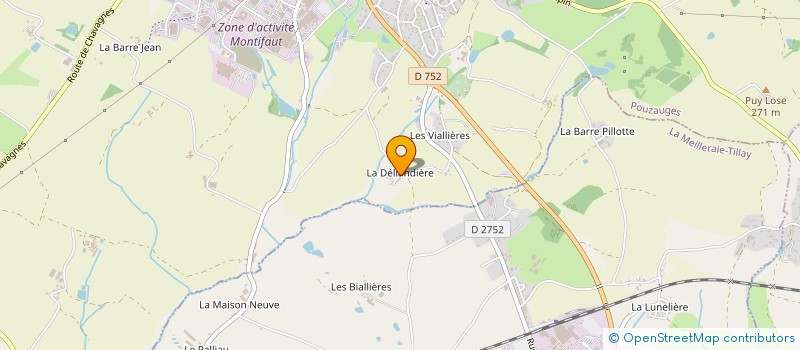 localisation de l'entreprise SCI GENERATION 4  POUZAUGES