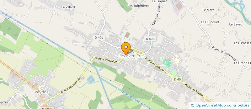 localisation de l'entreprise SCI GENERATIONS  LES AVENIERES VEYRINS-THUELLIN