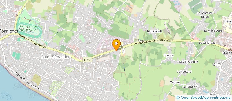 localisation de l'entreprise SCI GENERATIONS à PORNICHET