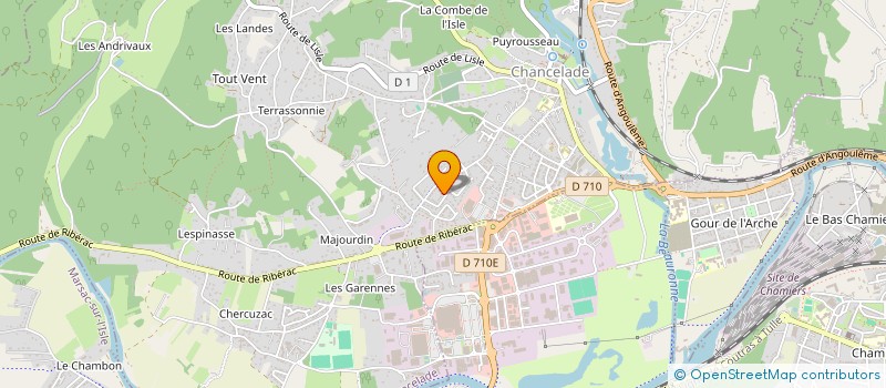 localisation de l'entreprise SCI GENERATIONS TRANSPORTS  CHANCELADE