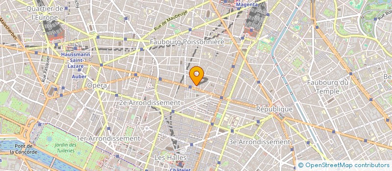 localisation de l'entreprise SCI GENES DE ROME  PARIS