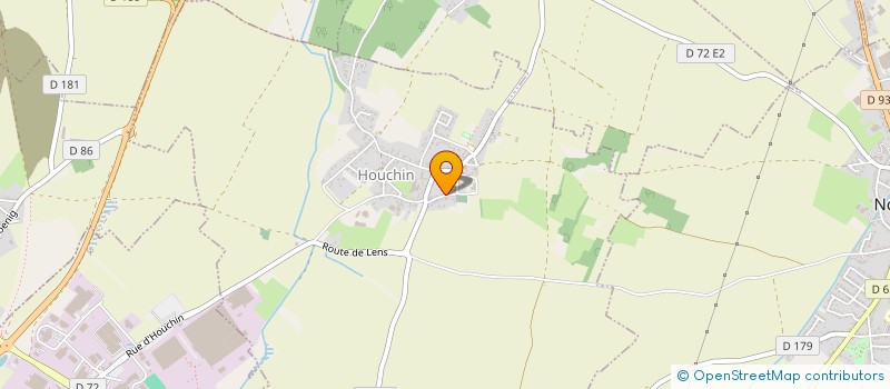 localisation de l'entreprise SCI GENES IMM  HOUCHIN