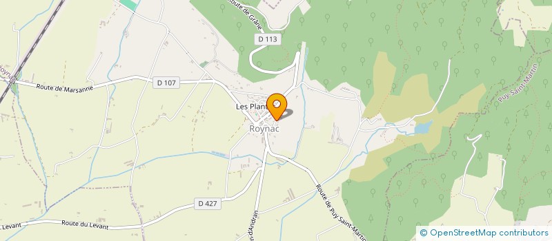 localisation de l'entreprise SCI GENESE  SAINT-MARCEL-LES-SAUZET