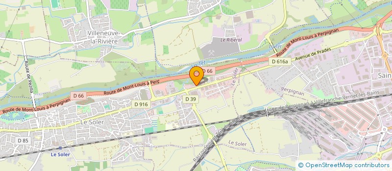 localisation de l'entreprise SCI GENESIS  LE SOLER