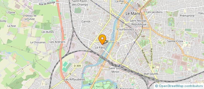 localisation de l'entreprise SCI GENESLAY  LE MANS