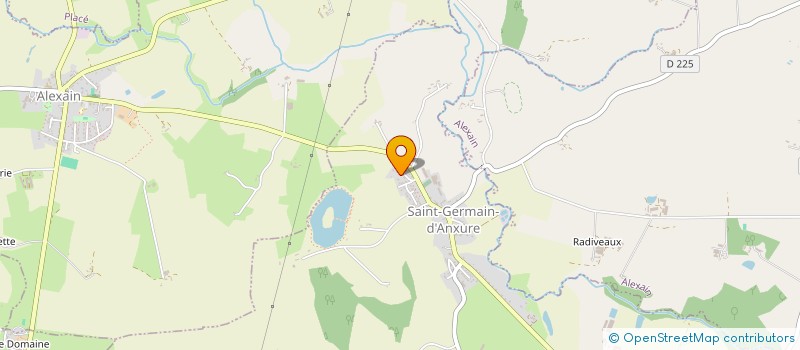 localisation de l'entreprise SCI GENEST  SAINT-GERMAIN-D'ANXURE