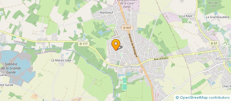 localisation de l'entreprise SCI GENEST'  GENESTON