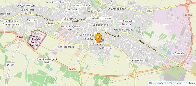 localisation de l'entreprise SCI GENEST AUGEREAU  DOUE-EN-ANJOU