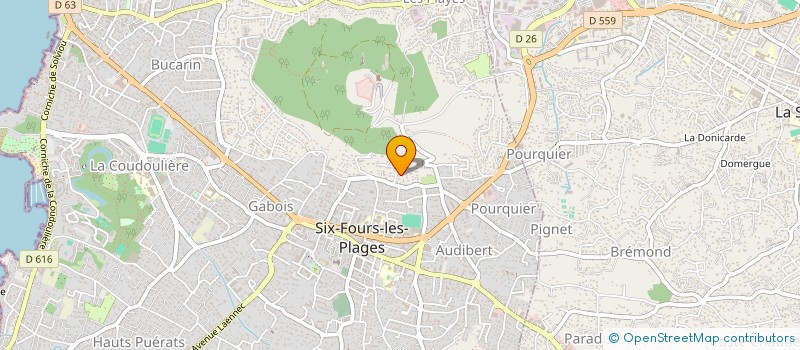 localisation de l'entreprise SCI GENESTE SANGY à SIX-FOURS-LES-PLAGES