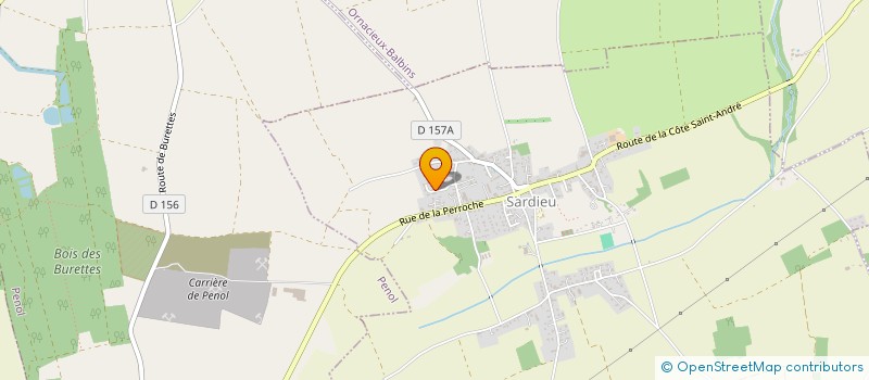 localisation de l'entreprise SCI GENEVEY  SARDIEU