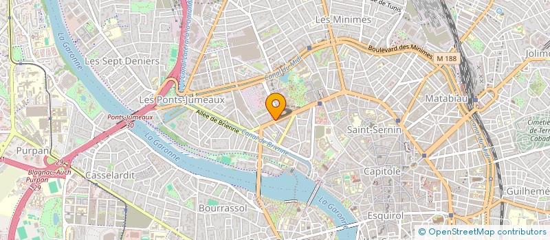 localisation de l'entreprise SCI GENEVIEVE à TOULOUSE