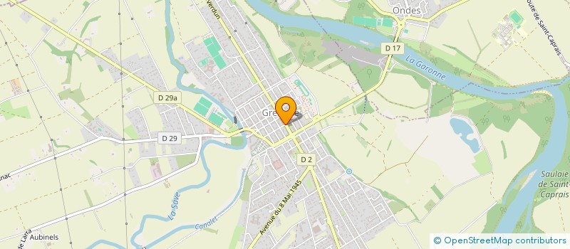 localisation de l'entreprise SCI GENEVIEVE  GRENADE