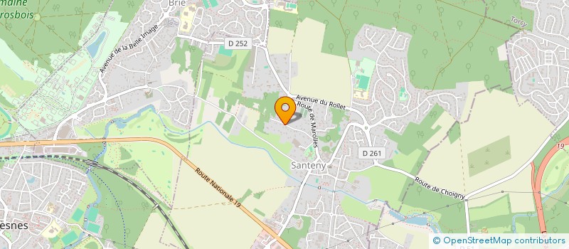 localisation de l'entreprise SCI GENEVIEVE  SANTENY