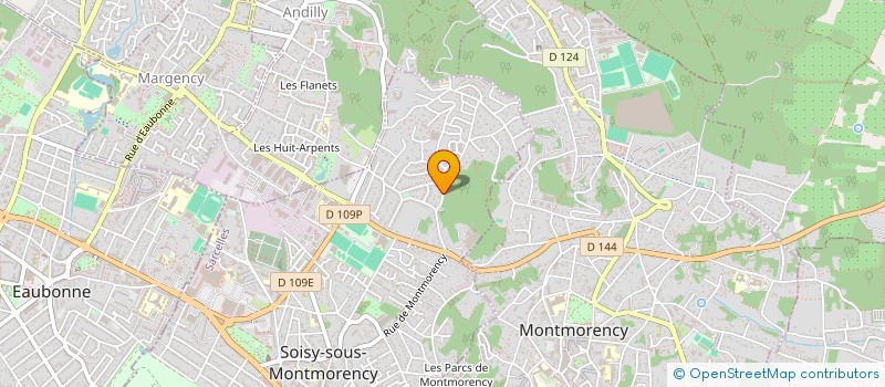 localisation de l'entreprise SCI GENEVIEVE  SOISY-SOUS-MONTMORENCY