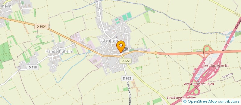 localisation de l'entreprise SCI GENEVRIERES  ITTENHEIM