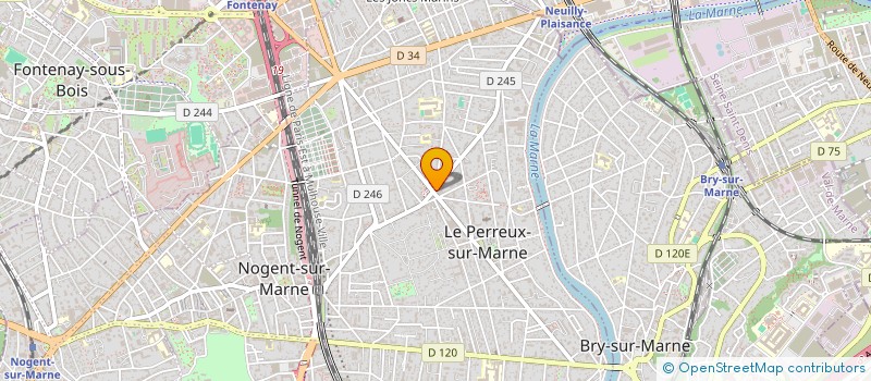 localisation de l'entreprise SCI GENEY à LE PERREUX-SUR-MARNE