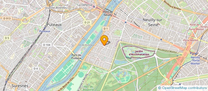 localisation de l'entreprise SCI GENI à NEUILLY-SUR-SEINE