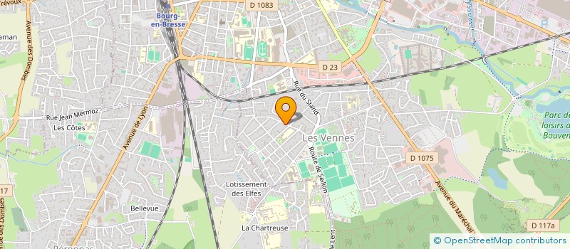 localisation de l'entreprise SCI GENI à BOURG-EN-BRESSE