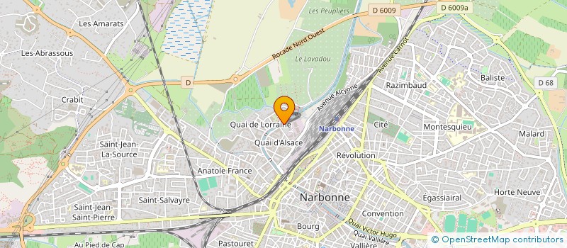 localisation de l'entreprise SCI GENIE à NARBONNE