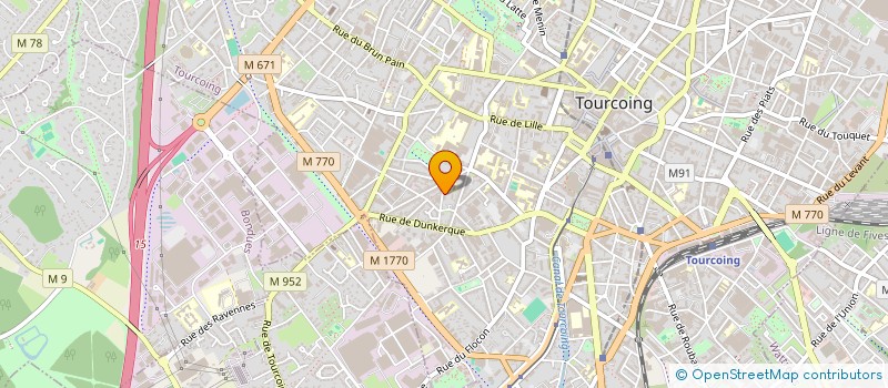 localisation de l'entreprise SCI GENIE  TOURCOING