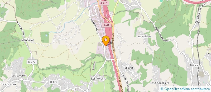 localisation de l'entreprise SCI GENIE-GYM  ALLONZIER-LA-CAILLE