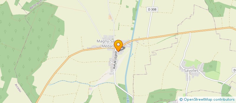 localisation de l'entreprise SCI GENIE MAIRE  ARCEAU