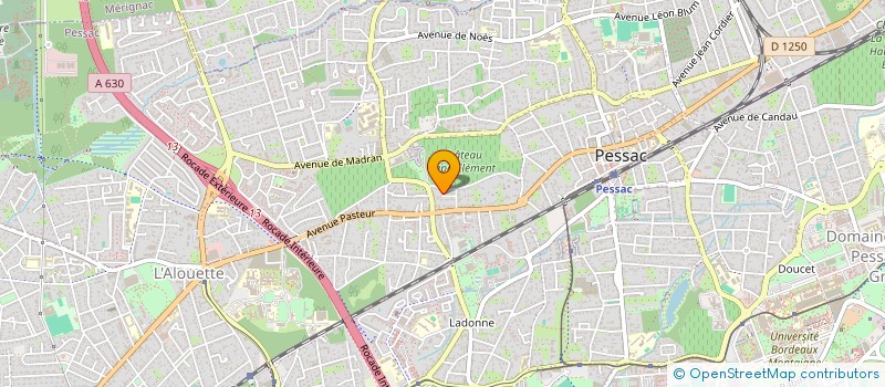 localisation de l'entreprise SCI GENIER PATRIMOINE  PESSAC