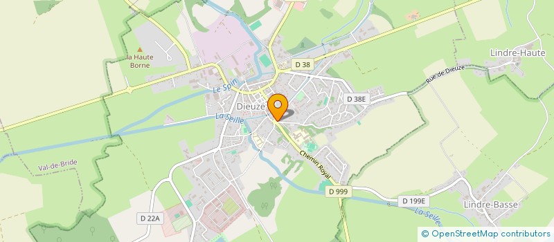 localisation de l'entreprise SCI GENIMM à DIEUZE