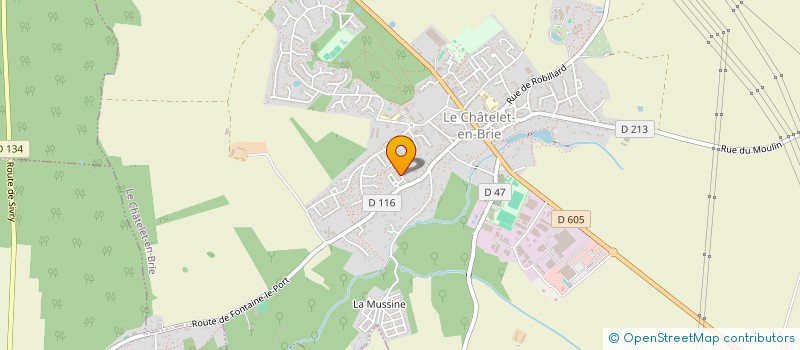 localisation de l'entreprise SCI GENIN  LE CHATELET-EN-BRIE