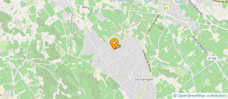 localisation de l'entreprise SCI GENIN CAVIEUX JEAN  MAZAN