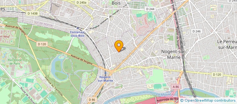 localisation de l'entreprise SCI GENIN VASSEUR à NOGENT-SUR-MARNE