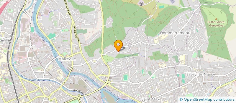 localisation de l'entreprise SCI GENIN VIDAL  MALZEVILLE