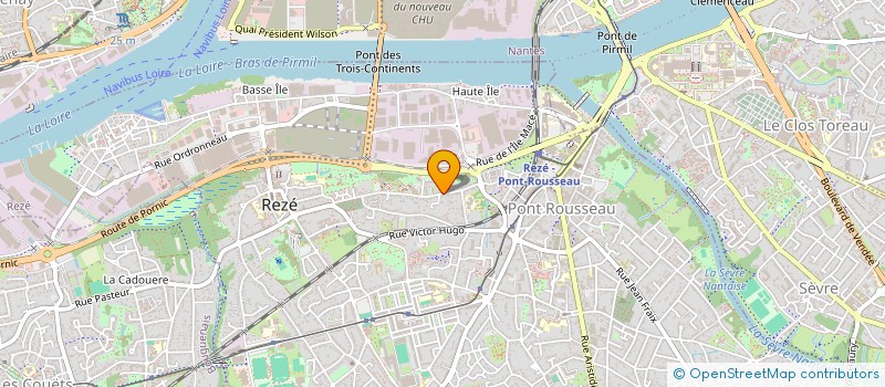 localisation de l'entreprise SCI GENINI  REZE