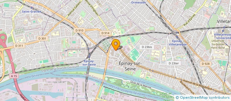 localisation de l'entreprise SCI GENISTARS à EPINAY-SUR-SEINE