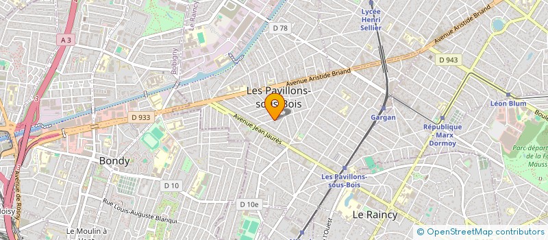 localisation de l'entreprise SCI GENK à LES PAVILLONS-SOUS-BOIS