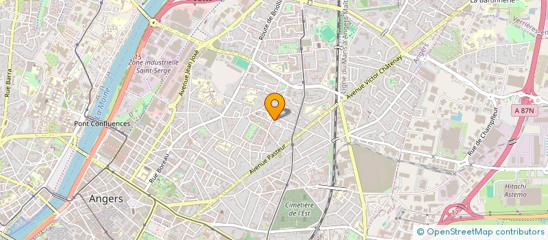 localisation de l'entreprise SCI GENMER à ANGERS