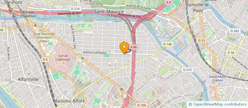 localisation de l'entreprise SCI GENNEBERT à MAISONS-ALFORT
