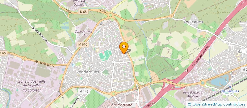 localisation de l'entreprise SCI GENOVES à VENDARGUES