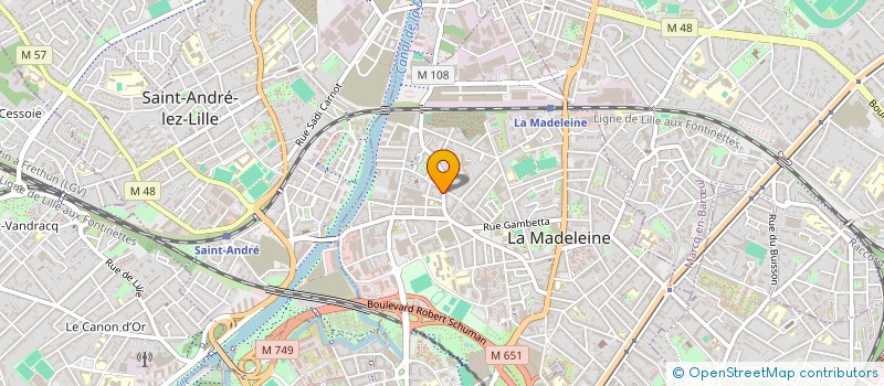 localisation de l'entreprise SCI GENOVESE à LA MADELEINE