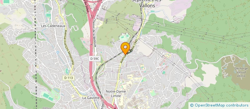localisation de l'entreprise SCI GENOVESE IMMOBILIER  SEPTEMES-LES-VALLONS