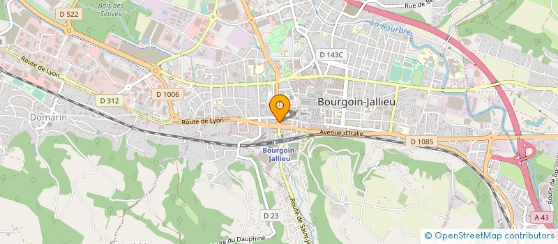 localisation de l'entreprise SCI GENPAD à BOURGOIN-JALLIEU