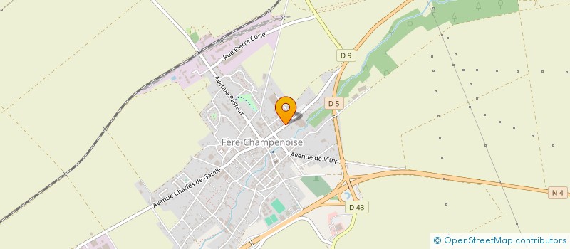 localisation de l'entreprise SCI GENS DE LA VAURE  FERE-CHAMPENOISE