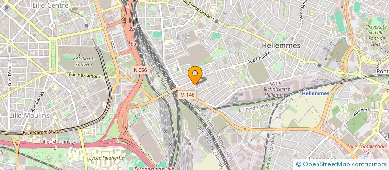 localisation de l'entreprise SCI GENSAC HAUT à LILLE