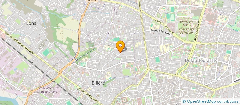 localisation de l'entreprise SCI GENSEMIN  BILLERE