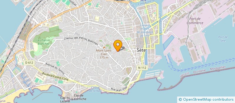 localisation de l'entreprise SCI GENTHIER  SETE