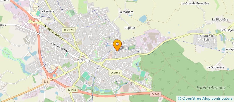 localisation de l'entreprise SCI GENTIANE  LA GENETOUZE